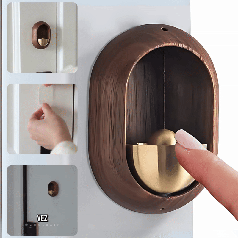 Timbre Campana Vintage Madera Inalambric